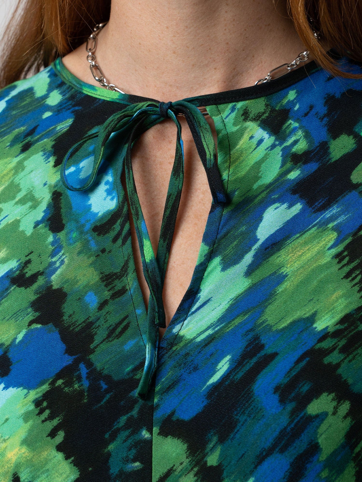 Kristen Blouse - Green Satellite